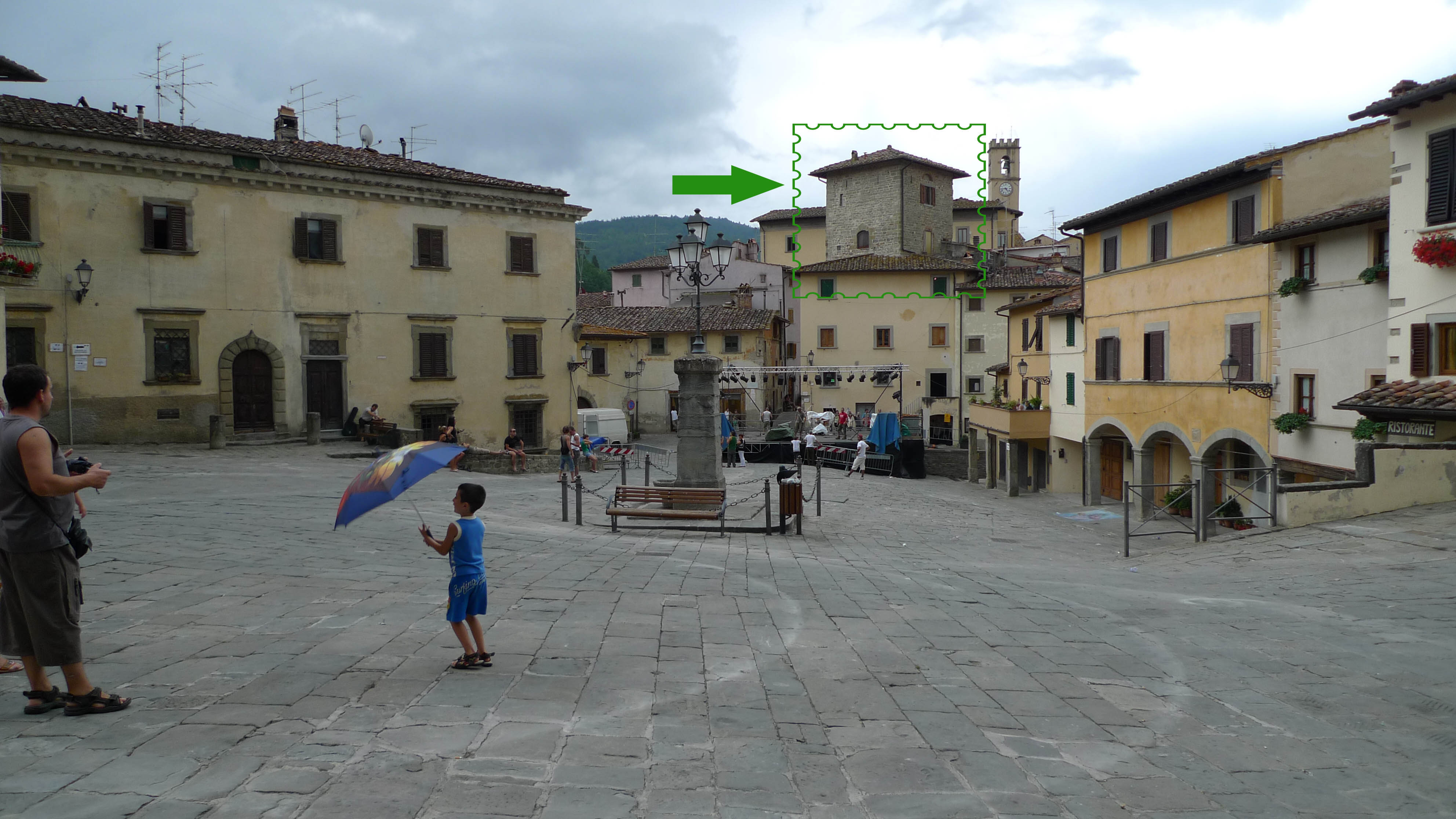 Häuser in der Toskana zu verkaufen. Guelfa-Turmhaus zum Verkauf in Pelago bei Florenz