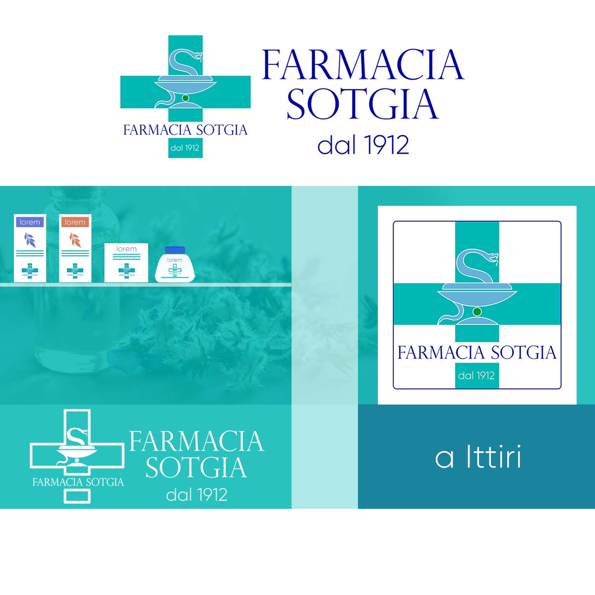 Logo design Sassari - Sardegna - Logo Farmacia Sotgia Ittiri - Progetto Franco Fadda Designer